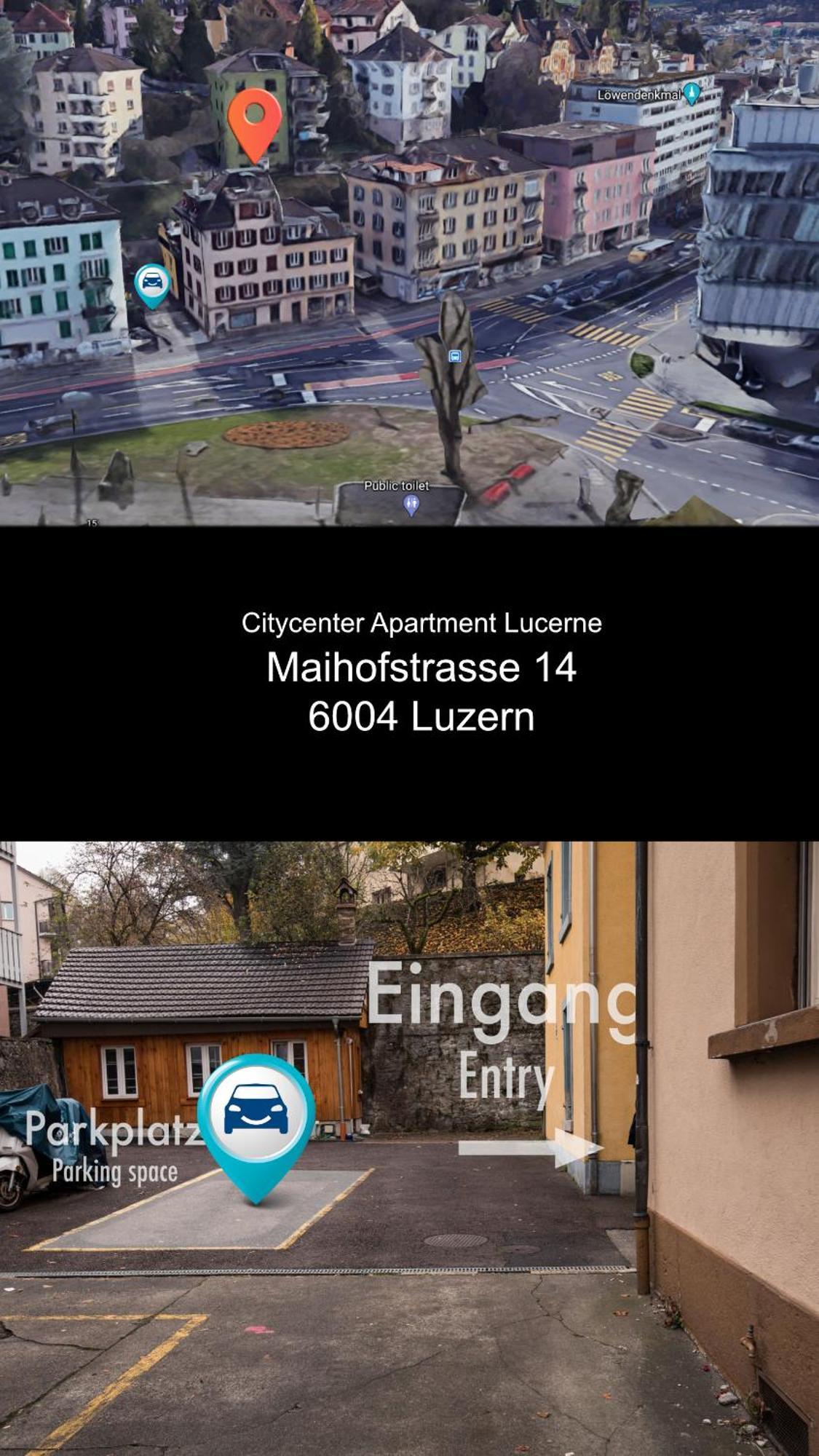 Citycenter Apartment With Parking 루체른 외부 사진
